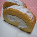 ゆうかりコアラ's cooksnap of when they made ミルククリームのふわふわシフォンロール.