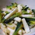 mogumokura's cooksnap of when they made 長芋♡小松菜のバタポン炒め.