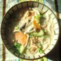 ｍａｒしゃん's cooksnap of when they made ★☆サーモンチャウダーのにゅうめん風☆★.