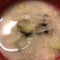 かずくん☆'s cooksnap of when they made ナスと玉ねぎの味噌汁.