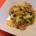 nekoland's cooksnap of when they made キャベツと豚肉とエリンギの中華風炒め.