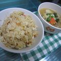 上野食堂's cooksnap of when they made 我が家の＊炊き込みご飯＊～鶏ゴボウ飯～.
