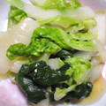 はにぉ's cooksnap of when they made ♪ほうれん草と白菜のお浸し♪.