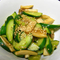 miino's cooksnap of when they made 干し椎茸とキュウリのゴマ和え.