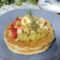 うまうま・らぶ's cooksnap of when they made 米粉バナナパンケーキ.