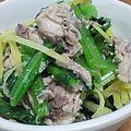 母ちゃん☆'s cooksnap of when they made 小松菜のサバ缶和え.