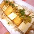 おいしいココア's cooksnap of when they made 簡単♬厚揚げの長ねぎソース.