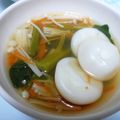 しゅんぺいのママ's cooksnap of when they made 健康野菜つるむらさきのスープ.