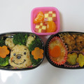 るかもかママ's cooksnap of when they made 簡単！キャラ弁☆くまのプーさん！おかかで.