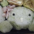 3姉妹ちゃんママ's cooksnap of when they made サボカッパ＊キャラ弁.