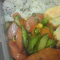 九道礼菜's cooksnap of when they made お弁当に♪アスパラウィンナーのバター炒め.