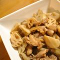 minmin!'s cooksnap of when they made 鶏ごぼう。ではなく・・・鶏レンコン☆.