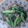 SILK0205's cooksnap of when they made 菜の花と鶏もも肉の炒め物.