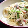 柚希星菜's cooksnap of when they made きのことベーコンのPチーズクリームパスタ.