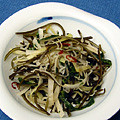 chizu-k's cooksnap of when they made 昆布と大根の皮のじゃこ炒め.