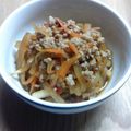 ＭＫ102's cooksnap of when they made 挽き肉入り大根のきんぴら.