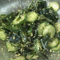 プロっコリー's cooksnap of when they made 簡単！きゅうりとワカメのゴマ酢和え.