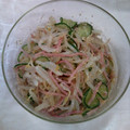 スイーツバニラ's cooksnap of when they made 簡単便利☆もやしときゅうりの和え物.