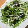 rieyone's cooksnap of when they made 簡単☆水菜とじゃこのシャキシャキサラダ.