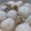 うるう　ママ's cooksnap of when they made 白玉豆腐 （byマロンペースト）.