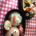 キャットテール★'s cooksnap of when they made ガチャピン＆ムック『キャラ弁』.