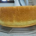 レアレアチーズ's cooksnap of when they made ふっわふわ♪スポンジケーキ.