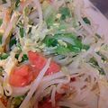 niconoco's cooksnap of when they made トマトもやしのガーリック炒め.