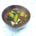 kimiko2564's cooksnap of when they made かぼちゃのお味噌汁.