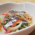 yappyパクパク's cooksnap of when they made お刺身マリネ★アジ、サンマ等々….