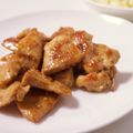*usako*'s cooksnap of when they made 【男の料理】鶏肉のマヨぽん照り焼き.