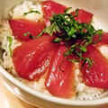 ルリナ's cooksnap of when they made 簡単　本みりんで　マグロの漬け丼.