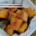 まゆみきママ's cooksnap of when they made 家の黄金比率で♪かぼちゃの煮物♡.