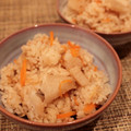 Oishiキッチン♡'s cooksnap of when they made 長いもの炊き込みご飯.