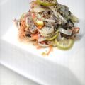 NOCOGOHAN's cooksnap of when they made お刺身マリネ★アジ、サンマ等々….