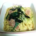 ごまぶらん's cooksnap of when they made あっという間♪　和風スパゲッティ.