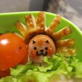 紅葉ｙ's cooksnap of when they made ちくわdeライオンちゃんとライオンくん♡.