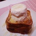 おいしくなーれ。's cooksnap of when they made 家でお店気分♪アイスonメープルトースト.