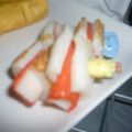 まな竜's cooksnap of when they made お弁当に！かにかまちくわでクルクル♪.