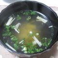 yamita's cooksnap of when they made シンプルなあったかスープ(●⌒∇⌒●).