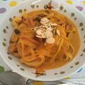akkcco's cooksnap of when they made かぼちゃのクリームパスタ.