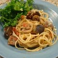 りんごちゃん☆★☆彡's cooksnap of when they made 茄子とトマトのパスタ.