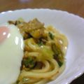 ラク～る's cooksnap of when they made 豚キムチのボリューム焼うどん.
