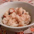rie-tin's cooksnap of when they made うめとたこご飯.