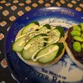 龍青空ママ's cooksnap of when they made きゅうりトースト☆超シンプル☆.
