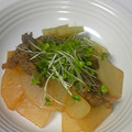Leone0815's cooksnap of when they made 大根と牛肉の炒め物.