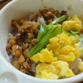 みかpooh♪'s cooksnap of when they made おうちご飯もお弁当にも♪三色そぼろ丼❀.
