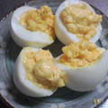 PUKURIN's cooksnap of when they made 簡単お弁当おかず②☆マヨゆで卵☆.