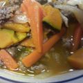 ﾋﾟﾛ～ﾐ's cooksnap of when they made カボチャと豚ひき肉のコンソメスープ.