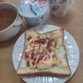 空遥☆ましゃlove's cooksnap of when they made ボリュームＵＰ！目玉焼きトースト★.