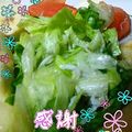 ★Rascal★'s cooksnap of when they made 材料これだけ？レタスとしらすのサラダ.